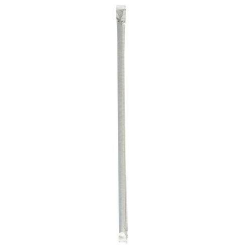 Picture of Wrapped Jumbo Straws, 10.25", Polypropylene, Black, 2,000/Carton