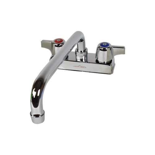 Picture of WorkForce Standard Duty Faucet, 4.55" Height/10" Reach, Chrome-Plated Brass