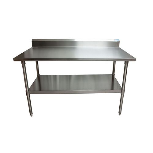 Picture of Stainless Steel 5" Riser Top Tables, 60w x 30d x 39.75h, Silver, 2/Pallet