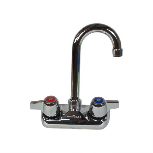 Picture of WorkForce Standard Duty Faucet, 7.88" Height/3" Reach, Chrome-Plated Brass
