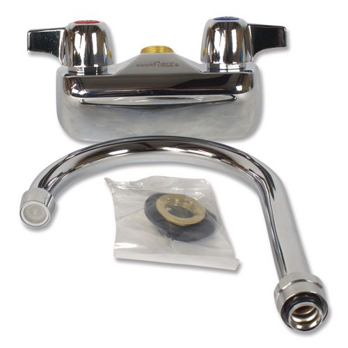 Picture of WorkForce Standard Duty Faucet, 9.5" Height/5" Reach, Chrome-Plated Brass