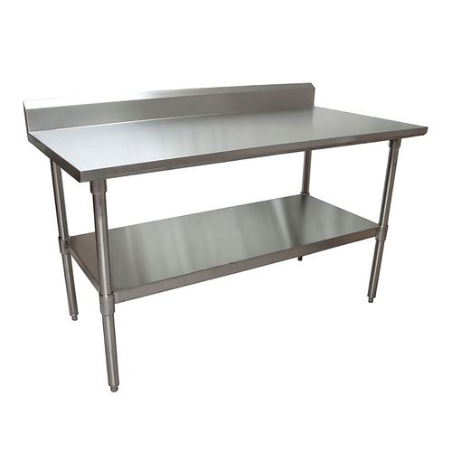 Picture of Stainless Steel 5" Riser Top Tables, 60w x 30d x 39.75h, Silver, 2/Pallet