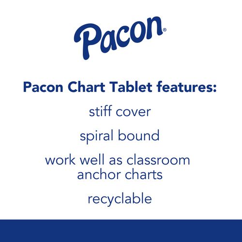 Picture of Chart Tablets, Presentation Format (1.5" Rule), 24 x 32, White, 25 Sheets, 12/Carton