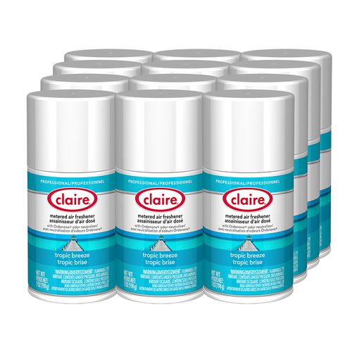 Picture of Metered Air Freshener, 7 oz Aerosol Spray, Tropic Breeze, 12/Carton