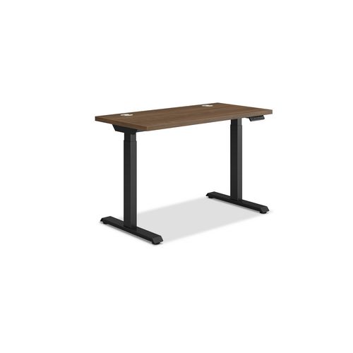 Picture of Coordinate Height Adjustable Desk Bundle 2-Stage, 46" x 22" x 27.75" to 47", Pinnacle\Black