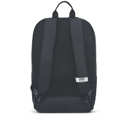 Picture of Bleecker Recycled Rolling Backpack, Fits Devices Up to 15.6", 12.5 x 8 x 19, Dark Gray