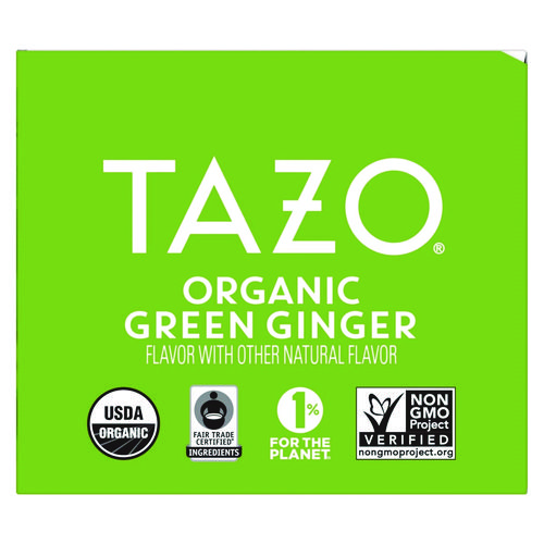 Picture of Tea Bags, Organic Green Ginger, 16/Box, 6 Boxes/Carton