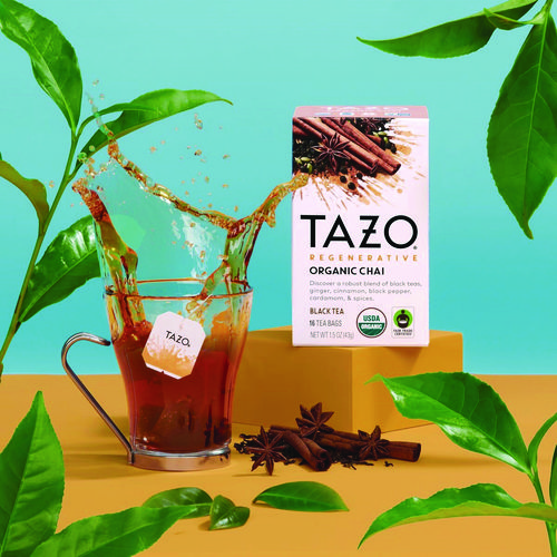 Picture of Tea Bags, Organic Chai, 16/Box, 6 Boxes/Carton