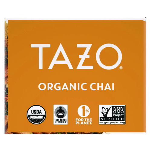 Picture of Tea Bags, Organic Chai, 16/Box, 6 Boxes/Carton