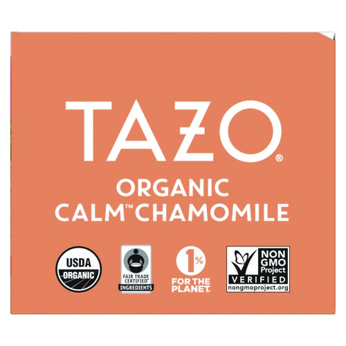 Picture of Tea Bags, Organic Calm Chamomile, 16/Box, 6 Boxes/Carton