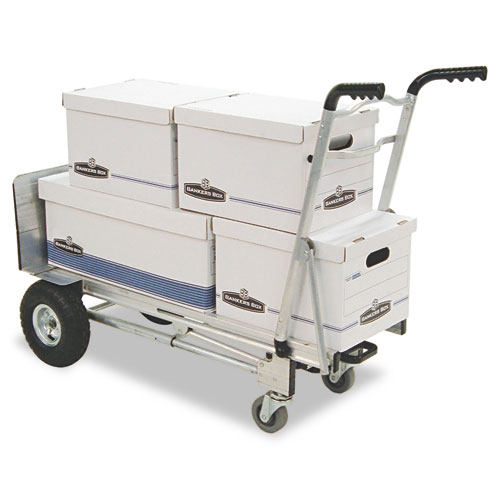 Picture of 3-in-1 Convertible Hand Truck, 800 lb to 1,000 lb Capacity, 21.06 x 21.85 x 48.03, Aluminum