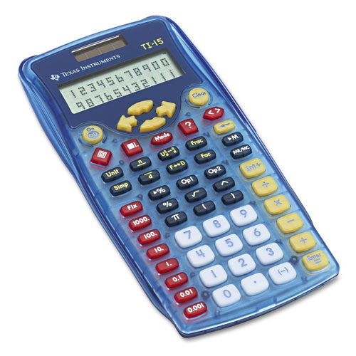 Picture of TI-15 Explorer Elementary Calculator, 11-Digit LCD