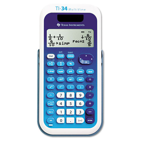 Picture of TI-34 MultiView Scientific Calculator, 16-Digit LCD
