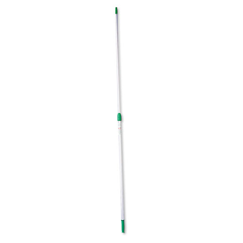 Opti-Loc+Extension+Pole%2C+8+Ft%2C+Two+Sections%2C+Green%2Fsilver