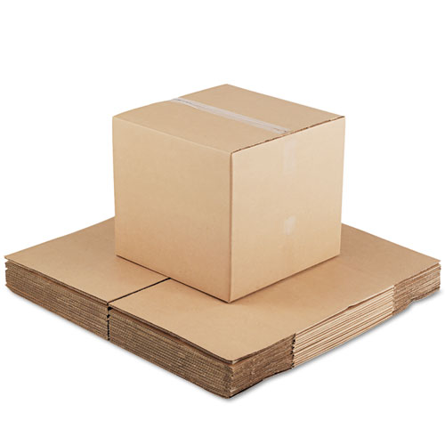 Picture of Fixed-Depth Corrugated Shipping Boxes, Regular Slotted Container (RSC), 18" x 18" x 16", Brown Kraft, 15/Bundle