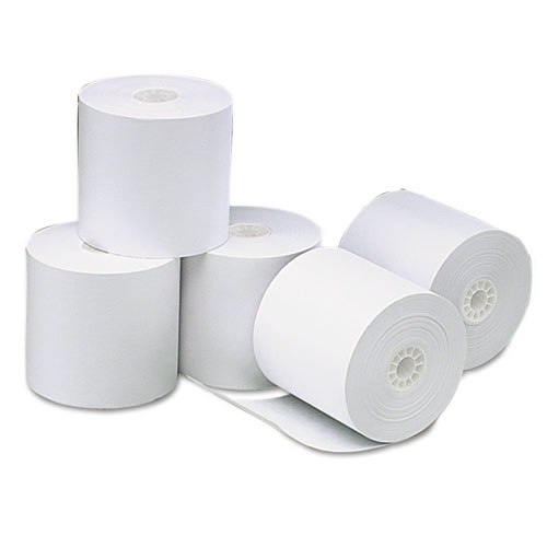 Picture of Direct Thermal Printing Paper Rolls, 3.13" x 273 ft, White, 50/Carton